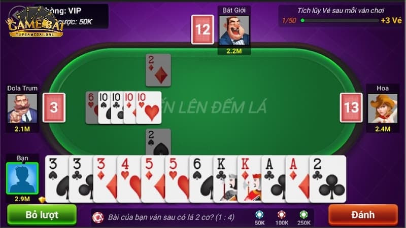 Đánh bài đúng trọng tâm